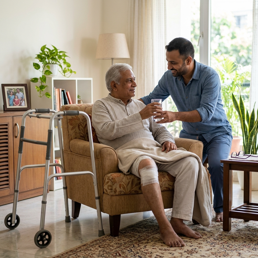 Recovering from Knee Replacement Surgery at Home: A Guide for Families - Care at Verbena